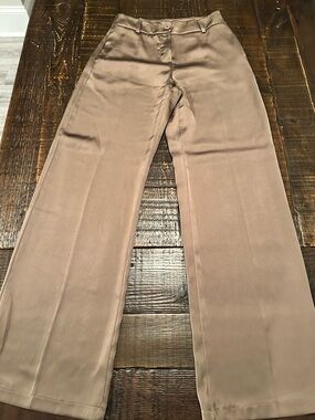 Bronze Wide-Leg Women's Pants Size Small